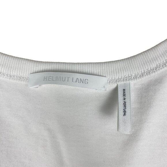 Helmut Lang White Red Colorblock Crew Neck Short Sleeve Lifeguard Baby Tee US XS - Picture 10 of 12